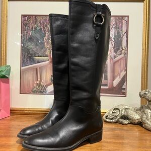 Salvatore Ferragamo leather boots